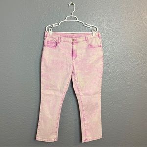 VINTAGE DG2 PINK ACID WASHED JEANS {16WP}